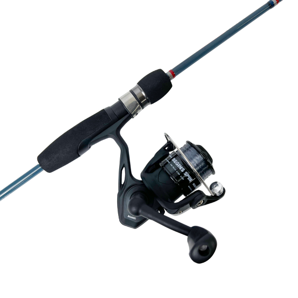 BEGINS CHOKO RODSET【ちょこ釣り・穴釣り用1ピースロッドと3号のナイロンライン100付きスピニングリールのセット】